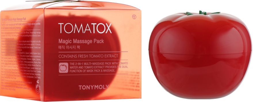 Осветляющая томатная маска для лица - Tony Moly Tomatox Magic White Massage Pack