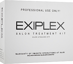 Парфумерія, косметика Набір - Exiplex Professional Salon Treatment Kit (treatment/700ml + hair/cr/700ml + shm/700ml)