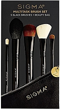 Набір пензлів для макіяжу, 5 шт. - Sigma Beauty Multitask Brush Set — фото N1