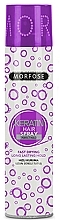 Спрей для волосся - Morfose Keratin Hairspray — фото N1