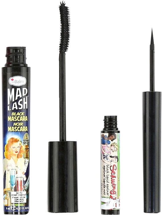 Набор - theBalm Liquid Eyeliner & Mascara Set (mascara/8ml + eye/liner/1,7ml) — фото N2