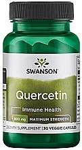 Парфумерія, косметика Харчовий антиоксидант для серця 800 мг, 30 шт. - Swanson Quercetin