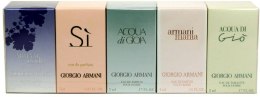 Духи, Парфюмерия, косметика Giorgio Armani Mini Set - Набор (edp/3ml + edp/7ml + edp/5ml + edp/4ml + edt/5ml)