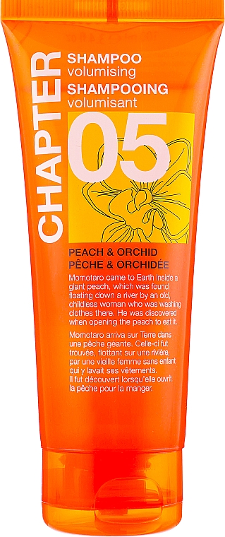 Шампунь для додання об'єму зі смаком персика і ароматом орхідеї - Mades Cosmetics Chapter Shampoo Volumising Peach & Orhid — фото N1