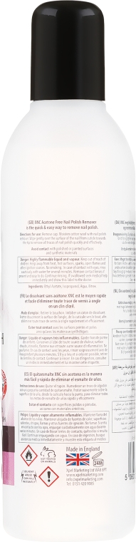 Жидкость для снятия лака - Xpel Marketing Ltd Xnc Nail Polish Remover Acetone Free — фото N2