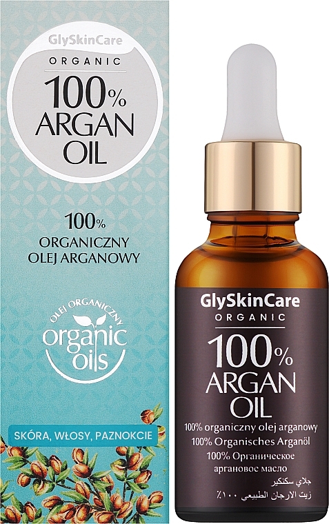 Аргановое масло для лица - GlySkinCare 100% Argan Oil — фото N2