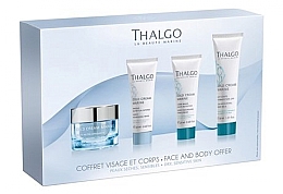 Духи, Парфюмерия, косметика Набор - Thalgo Cold Cream Marine (cr/15ml + mask/20ml + hand/cr/20ml + b/milk/30ml)