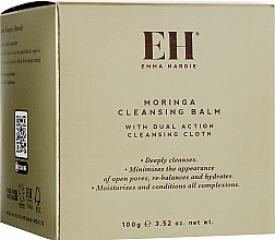 Очищающий бальзам для лица + салфетка - Emma Hardie Moringa Cleansing Balm with Professional Cleansing Cloth — фото N1