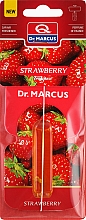 Парфумерія, косметика Ароматизатор для авто "Полуниця" - Dr. Marcus Fragrance Strawberry Car Air Freshner