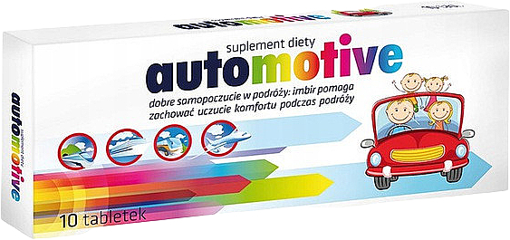 Пищевая добавка от укачивания в транспорте - Dr. Vita Automotive Dietary Supplement — фото N1