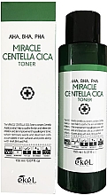 Духи, Парфюмерия, косметика Тонер для лица с кислотами - Ekel Miracle Centella Cica Toner