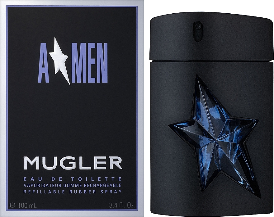 Mugler A Men Rubber Refillable - Туалетна вода — фото N2