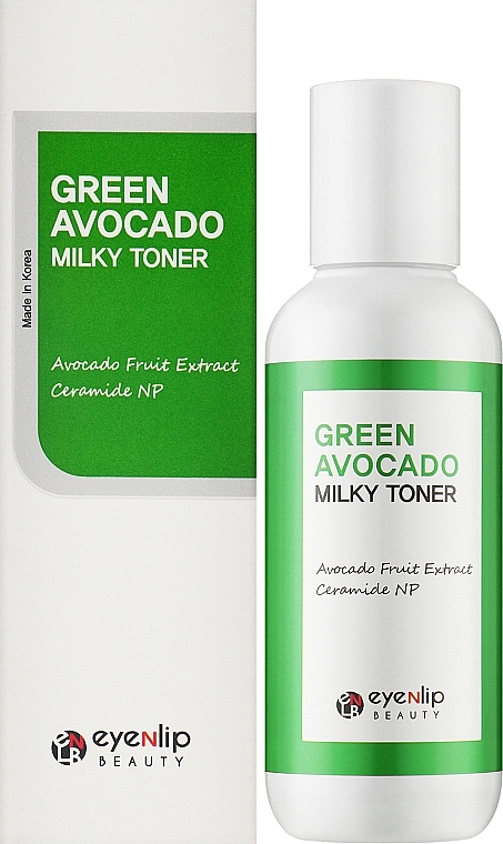 Тонік з авокадо - Eyenlip Green Avocado Milky Toner — фото N2