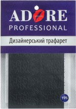 Парфумерія, косметика Дизайнерський трафарет для нігтів - Adore Professional