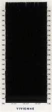 Накладные ресницы "Elite", черные, 20 линий (0,07, C, 13), эко упаковка - Vivienne — фото N1