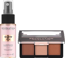 Набор, 2 продукта - Makeup Revolution Mini Contour & Glow Gift Set — фото N2