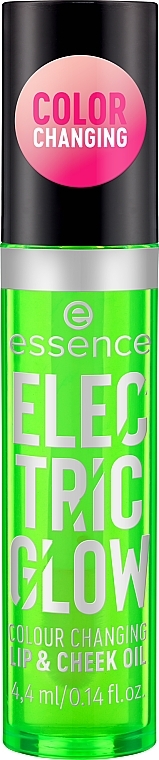 Essence Electric Glow Color Changing Lip & Cheek Oil - Essence Electric Glow Color Changing Lip & Cheek Oil — фото N1