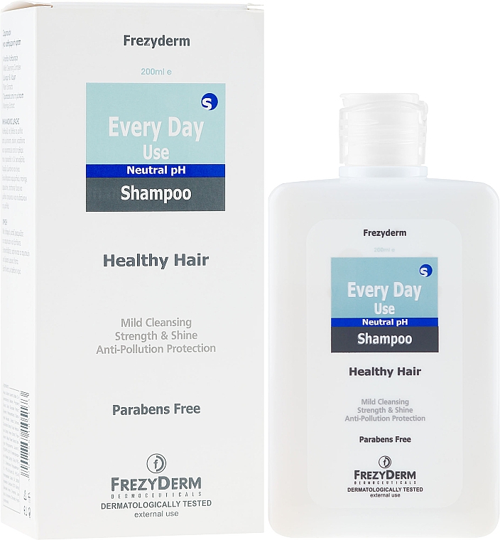 Повседневный шампунь для всех типов волос - Frezyderm Every Day Shampoo — фото N1