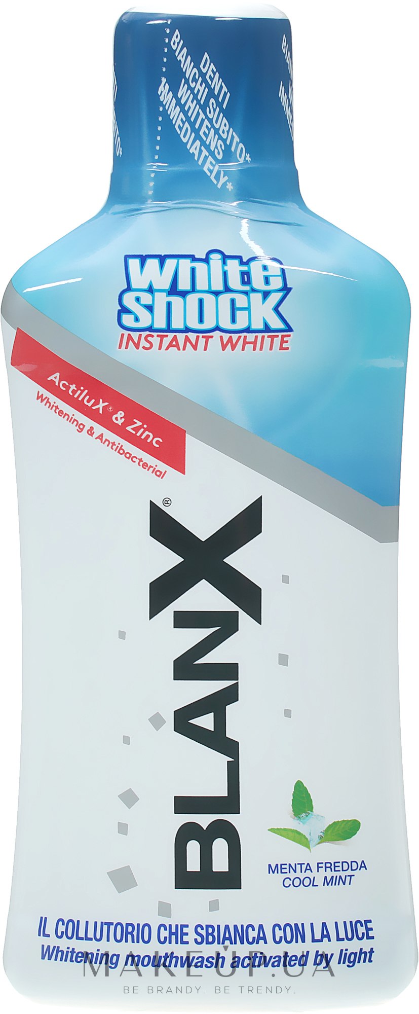 Ополаскиватель для ротовой полости "Мгновенная белизна" - Blanx White Shock Instant White — фото 500ml