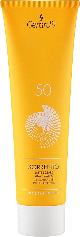 Легкий солнцезащитный лосьон для лица и тела - Gerard's Cosmetics Sorrento Sunscreen Lotion SPF 50 — фото N1