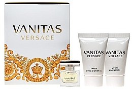 Духи, Парфюмерия, косметика Versace Vanitas - Набор (edt/4.5ml + sh/g/25ml + b/l/25ml)