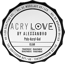 Парфумерія, косметика Поліакриловий гель для нігтів - Alessandro International AcryLove Poly-Acryl-Gel