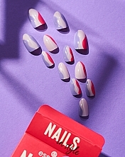Накладні нігті на клейкій основі - Essence Nails In Style Stay Wavy — фото N3