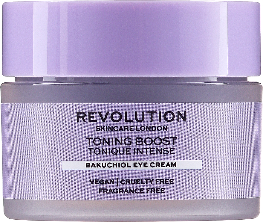 Крем для век с бакухиолом - Revolution Skincare Toning Boost Bakuchiol Eye Cream — фото N1