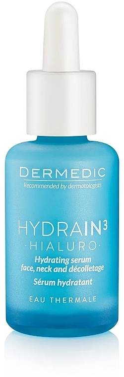 Увлажняющая сыворотка для лица, шеи и декольте - Dermedic Hydrain 3 Hialuro Hydrating Serum