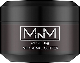 Гель камуфлирующий - M-in-M Gel Cover Milkshake Glitter — фото N2
