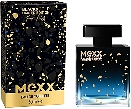 Духи, Парфюмерия, косметика Mexx Black & Gold Limited Edition For Him - Туалетная вода