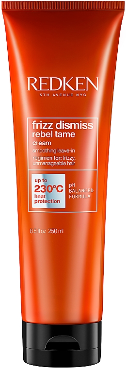 Незмивний крем для термозахисту волосся - Redken Frizz Dismiss Rebel Tame