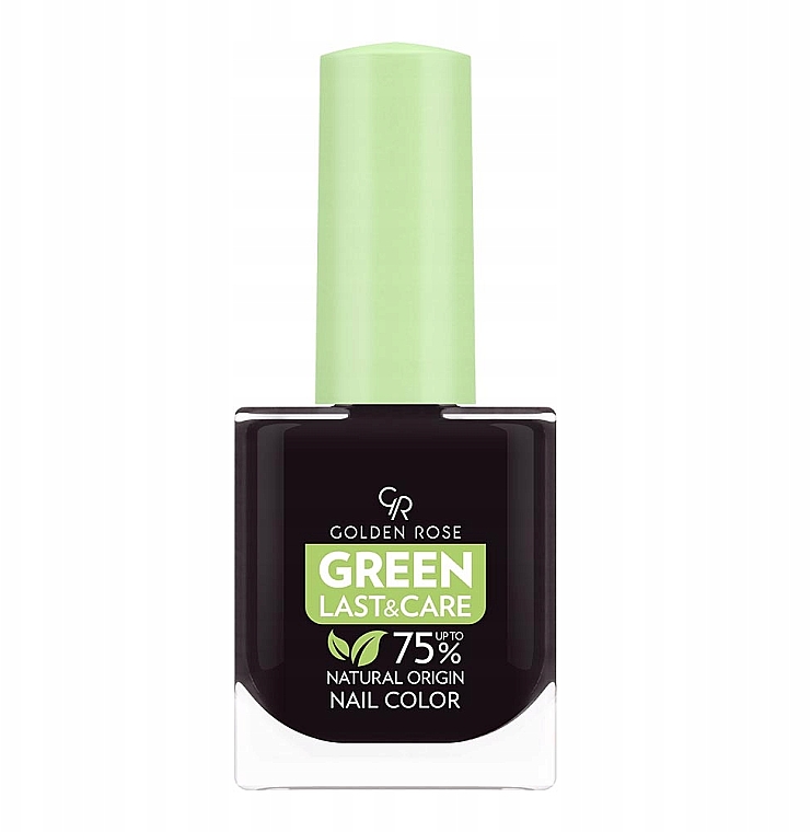 Лак для нігтів з веганською формулою - Golden Rose Green Last & Care Nail Color — фото N1