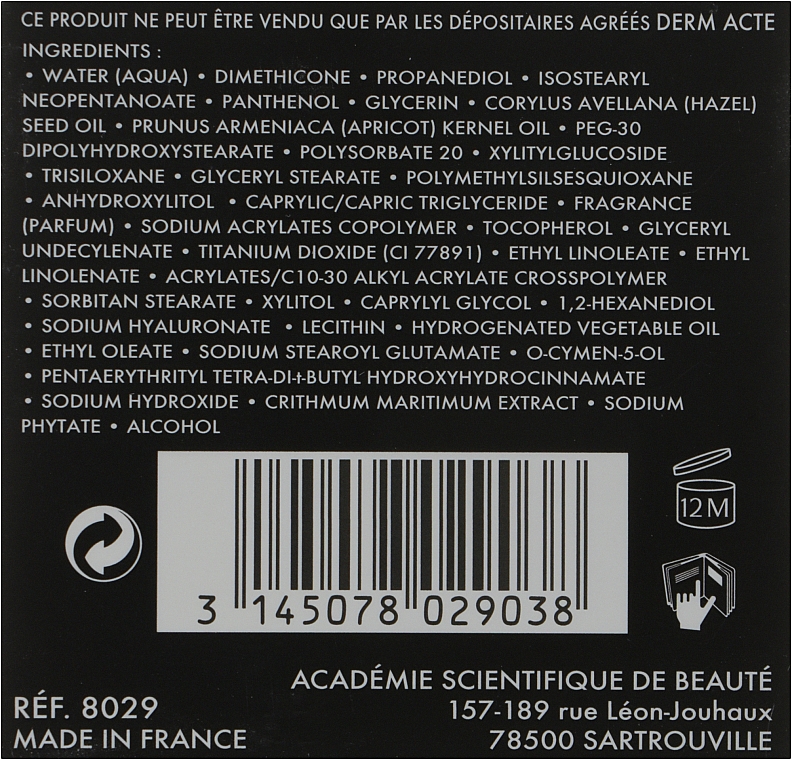 Увлажняющий витаминизированный крем - Academie High Vitamin Moisturizing Cream — фото N3