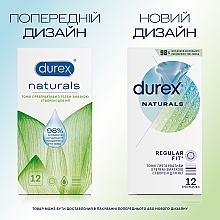 УЦІНКА Презервативи латексні з гелем-змазкою, тонкі, 12 шт. - Durex Naturals * — фото N3