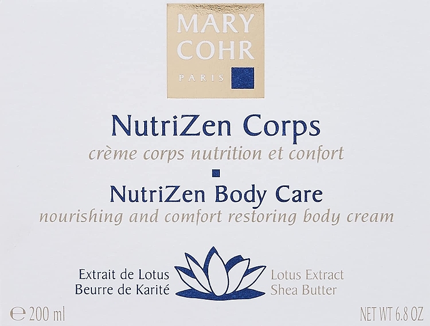 Живильний крем для тіла - Mary Cohr NutriZen Body Care — фото N2