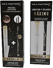 Духи, Парфюмерия, косметика Набор - Max Factor Maximum Length and Volume (mascara/9ml + eye/kajal/1,3g)