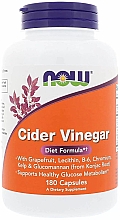 Диетическая формула с сидровым уксусом - Now Foods Cider Vinegar — фото N1
