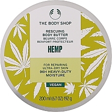 Масло для тела "Конопля" для очень сухой кожи - The Body Shop Hemp Rescuing Body Butter For Ultra-Dry Skin — фото N1