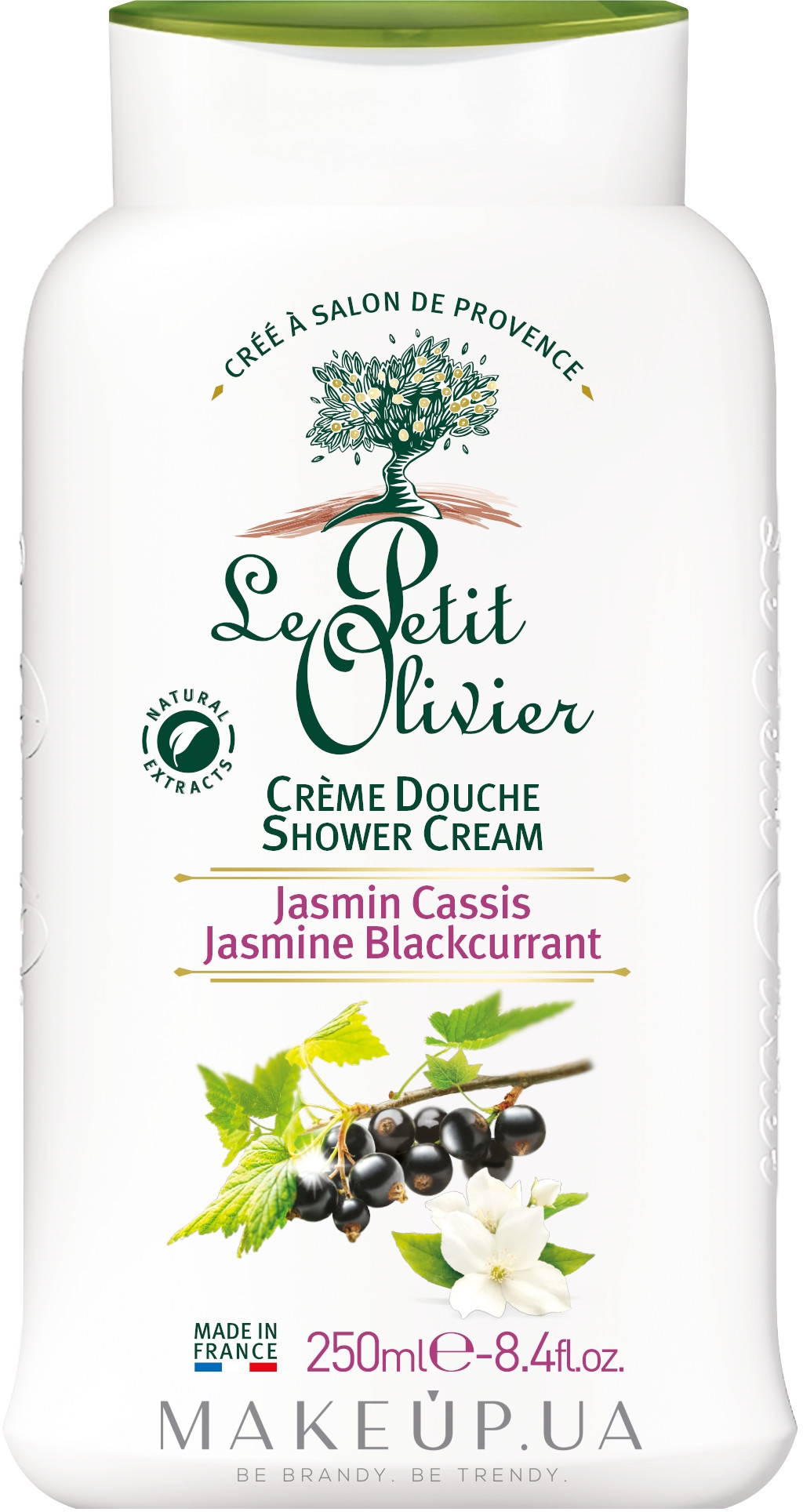 Крем для душу "Жасмин-Чорна смородина" - Le Petit Olivier Extra Gentle Shower Creams — фото 250ml