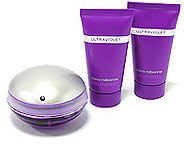 Парфумерія, косметика Paco Rabanne Ultraviolet - Набір (edp 50 + b/l 50 + s/g 50)