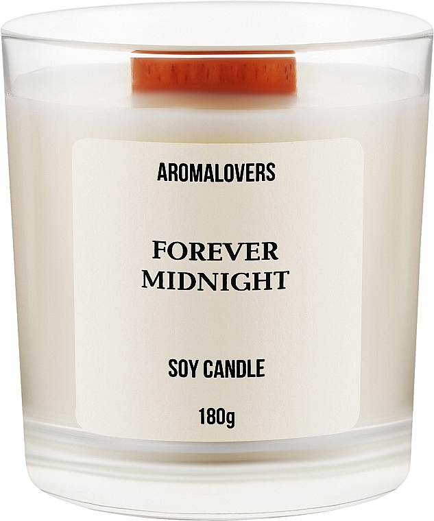 Ароматична свічка у склянці "Forever Midnight" - Aromalovers — фото N1