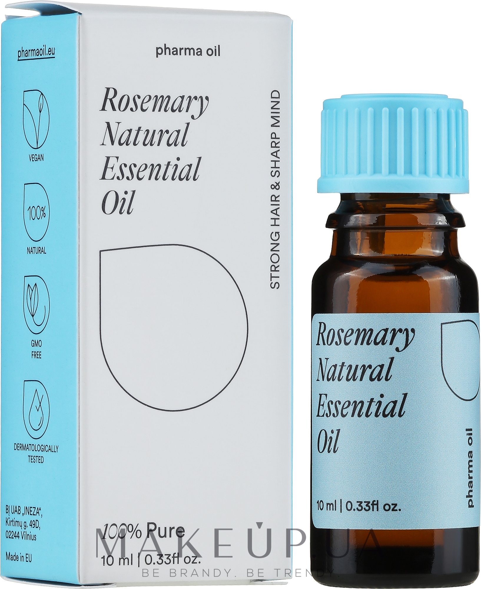 Ефірна олія "Розмарин" - Pharma Oil Rosemary Essential Oil — фото 10ml