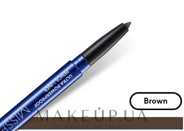Стійкий олівець для очей - Missha Ultra Powerproof Pencil Liner — фото Brown