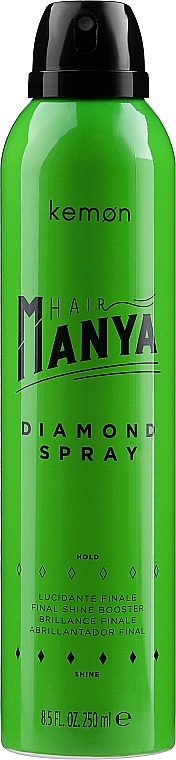 Спрей для придания блеска волосам - Kemon Hair Manya Diamond Spray — фото N1