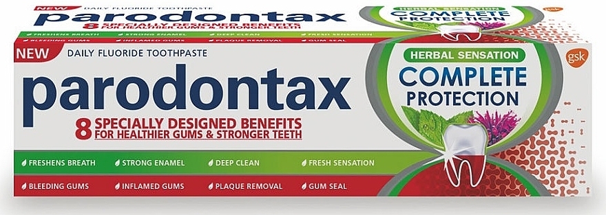Зубная паста - Parodontax Complete Protection Herbal Sensation — фото N1