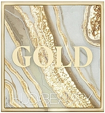 Парфумерія, косметика Палетка тіней для повік - Huda Beauty Gold Obsessions Palette