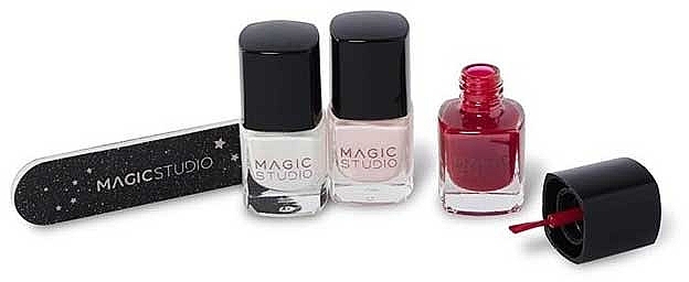 Набор для ногтей - Magic Studio Lovely Must Have Nails Set (n/polish/3x6ml + n/file) — фото N2