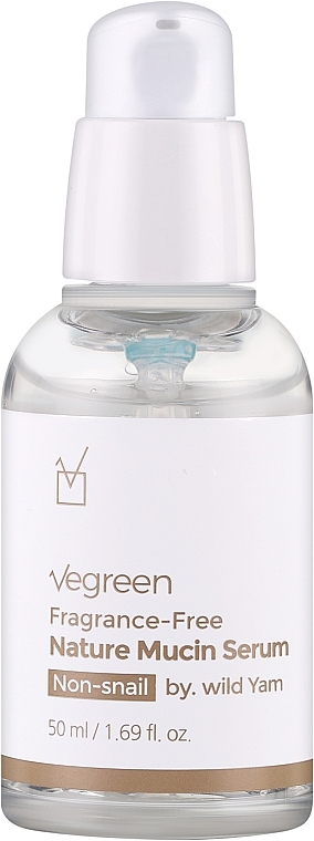Сыворотка для лица с натуральным муцином без аромата - Vegreen Fragrance-free Nature Mucin Serum — фото N1
