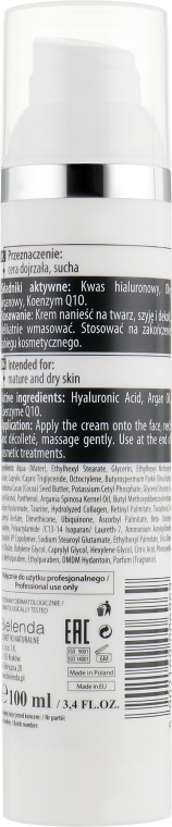 Антивозрастной крем с гиалуроновой кислотой - Bielenda Professional Anti-Wrinkle Face Cream — фото N4